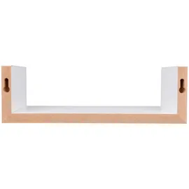 Möbel Kraft Wandregal 3er Set 42,5 x 10 x 9,8 cm Weiß