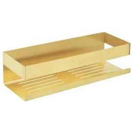Wenko Wandablage Genova gold matt, Befestigen ohne Bohren