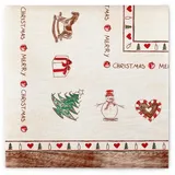sovie HOME Serviette Nostalgie aus Linclass® Airlaid, 40 x 40 cm, 12 Stück