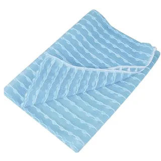 Dusche Rückenbürste für Körperpeeling, Rückenschrubber Doppelseitige Badebürste Rückenbürste zum Duschen,Dusche Körperbürste,Rücken Duschschwamm (Blue)