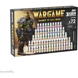 AK-Interactive Wargame Farbset 72 Farben Mehrfarbig