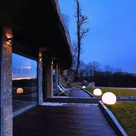 Deko-Light Kugelleuchte Stehleuchte, IP65/IP44 weiß