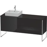 Duravit Waschtischunterschrank 4 Auszüge 160 x 77,8 cm Schwarz Hochglanz
