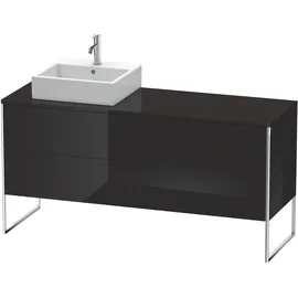 Duravit Waschtischunterschrank 4 Auszüge 160 x 77,8 cm Schwarz Hochglanz