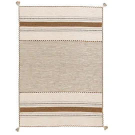 Pergamon Natur Teppich Kelim Navarro Curry 200x300cm