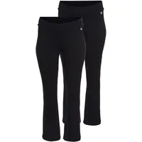 H.I.S. H.I.S Jazzpants, (Spar-Set, 2er-Pack), Große Größen H.I.S schwarz