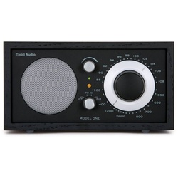 Tivoli Audio Model ONE Schwarz/Schwarz/Silber UKW-Radio (AM-Tuner,FM/UKW-Tuner,AUX,Kopfhöreranschluss,Retro-Radio) schwarz