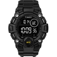 Timex UFC Herren-Chronographenuhr 50mm Schwarz Resin Strap TW5M53200