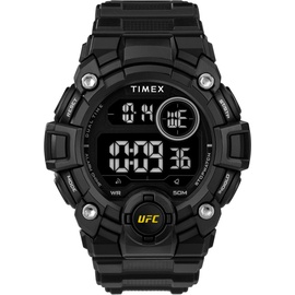Timex UFC Herren-Chronographenuhr 50mm Schwarz Resin Strap TW5M53200