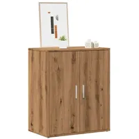 VidaXL Schuhregal Artisan-Eiche 60x35x70 cm Holzwerkstoff