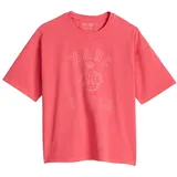 Marc O'Polo T-Shirt MARC O'POLO "aus reiner Bio-Baumwolle", Jungen, Gr. 176, rosa (rot), Obermaterial: 100% Baumwolle, unifarben, relaxed fit, Rundhals, Shirts T-Shirt