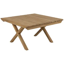 Gartencouchtisch Julita aus Teakholz, 90 cm