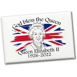 speecheese God bless the Queen Souvenir Magnet