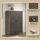 Home Affaire Highboard Fusion 120 x 42 x 163 cm Braun