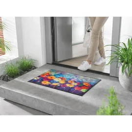 Wash+Dry Flowerlover 50 x 75 cm Blau