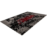 Arte Espina Teppich »Naila 300«, rechteckig, schwarz, rot 11 mm