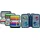 Scooli Federmäppchen SCOOLI "Tripledecker, Harry Potter", Kinder, bunt (harry potter), Polyester, Schreibgeräteetuis Federmäppchen, befüllt, inklusive Geodreieck