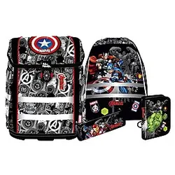 McNeill Perfecto Marvel-Avengers Schulranzen-Set 5 tlg.