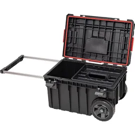 QBRICK System ONE Trolley Vario stapelbar 605 x 405 x 345 mm 44 l IP66 mit Laufrädern auf Metallachse