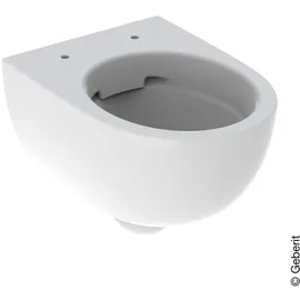 Geberit Renova Compact Wand-WC mit WC-Sitz Weiß spülrandlos