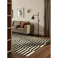 HANSE HOME Wollteppich Donna schwarz-weiss«, rechteckig, 5 mm Höhe,