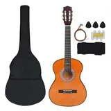 vidaXL 8-tlg. Klassikgitarren-Set für Anfänger 3/4 36"