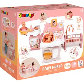 Smoby Puppenpflege Baby Nurse Puppen-Spielcenter rosa 7600220394