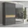 OTTO home Schwebetürenschrank Onyx 230 x 224 x 61 cm Grau