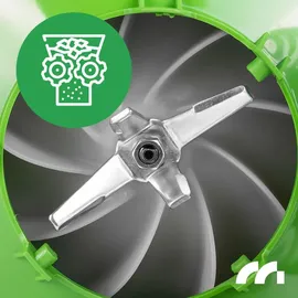 Maltec Benzin Laubsauger Laubbläser Gartenstaubsauger mit Häcksler MalTec MasterBlow7500W Motor 2-Takt 26cc Staubsauger Schredder