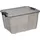 PLAST TEAM Vertriebs GmbH Plast Team Aufbewahrungsbox 30 L 1-tlg. grau-transparent