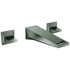Grohe Allure Brilliant 3-Loch Waschtischarmatur Grau
