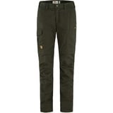 Fjällräven TROUSERS W Damen - Trekkinghose - oliv-dunkelgrün