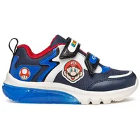 GEOX J CIBERDRON Boy I Sneaker, Navy/ROYAL, 33 EU