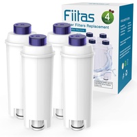Fiitas ECAM Wasserfilter Entkalker für Magnifica s Dinamica Kaffeemaschine Kompatibel mit ECAM, ESAM, ETAM Serie (4 Packs)