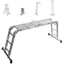 siwitec Vielzweckleiter Teleskopleiter 4 Stufen