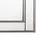 Beliani Wandspiegel Fenioux 60 x 90 cm Silber/Gold
