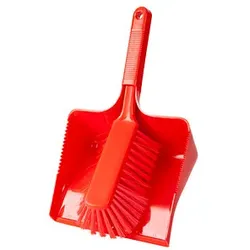 haug® bürsten Kehrgarnitur rot Kunststoff 35,0 cm breit