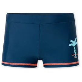 SCHIESSER Badehose Aqua Kids Bade-Shorts Speedo eng blau 104
