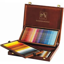 Caran d'Ache 120 Farbstifte im Holzkoffer multi