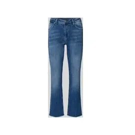 Raffaello Rossi Flared Jeans im 5-Pocket-Design, Dunkelblau, 42