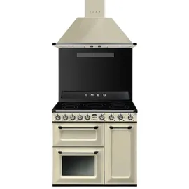 Smeg TR93IP2 Standherd mit Backofen 5 Brennern - Cream