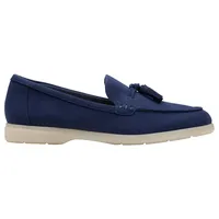 CLARKS Damen Narini Edge Slipper, Navy Suede, 39.5 EU