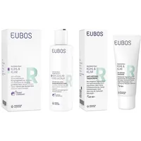 Eubos Kühl & Klar Anti-Rötung Reinig.milch, Toner & Tagescreme