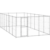 vidaXL Hundezwinger 21,78 m2 Stahl
