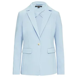 Comma, comma Antaillierter Blazer mit Pattentaschen hellblau 38