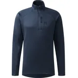 Haglöfs Herren Korp Mid Halfzip Longsleeve (Größe L, blau)