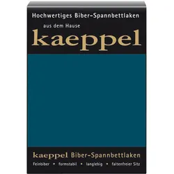 Spannbettlaken KAEPPEL "Spannbettlaken Biber", grün (smaragd), B:140-160cm L:200cm, Biber, Obermaterial: 100% Baumwolle, Laken, 100% Baumwolle, kuschelig weich ideal für Winter
