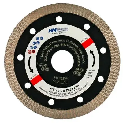 HM Müllner Diamanttrennscheibe „Turbo-Spezialrand“ Ø 125 mm