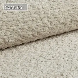 Sofnet Ecksofa Jazz mit Schlaffunktion und Bettkasten - Bouclé-Stoff - Polstersofa, Couch, | Beige (Coral 65),