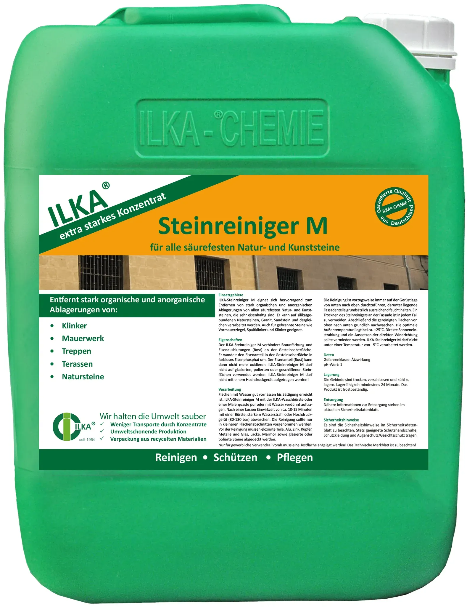ILKA - Steinreiniger M für eisenhaltige Steine